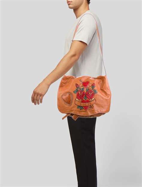 gucci tattoo heart bag